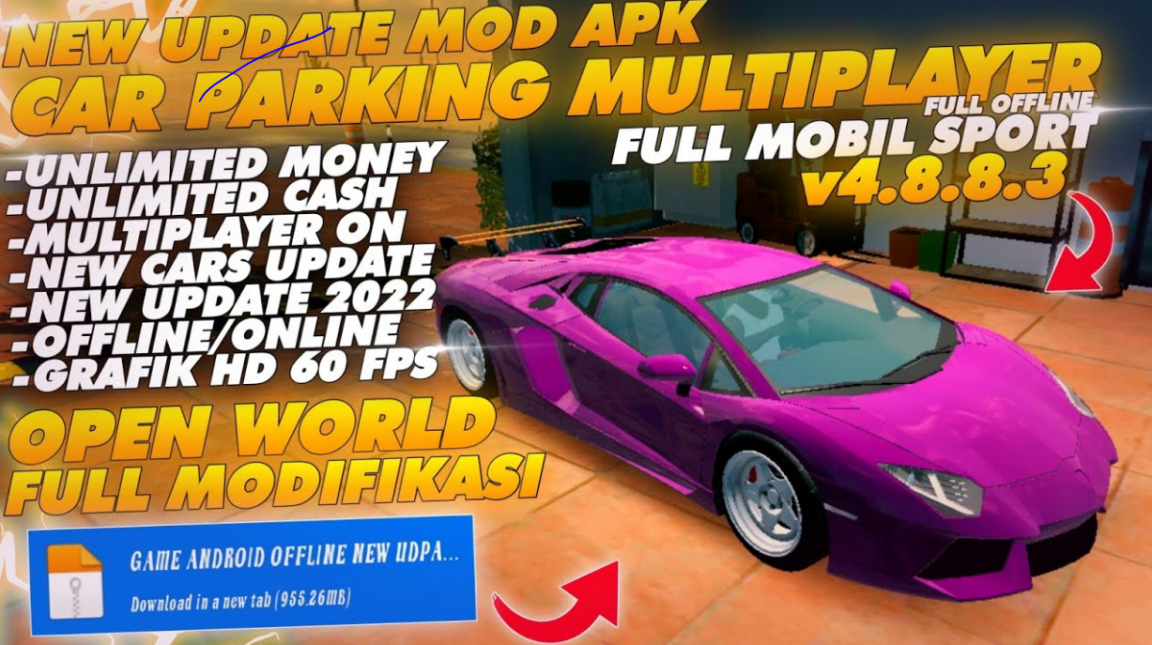 Download Car Parking Multiplayer Mod APK V4.8.8.3 [ Unlimited Money